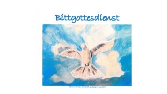 Weiße Taube - Bild Fr. Bürvenich